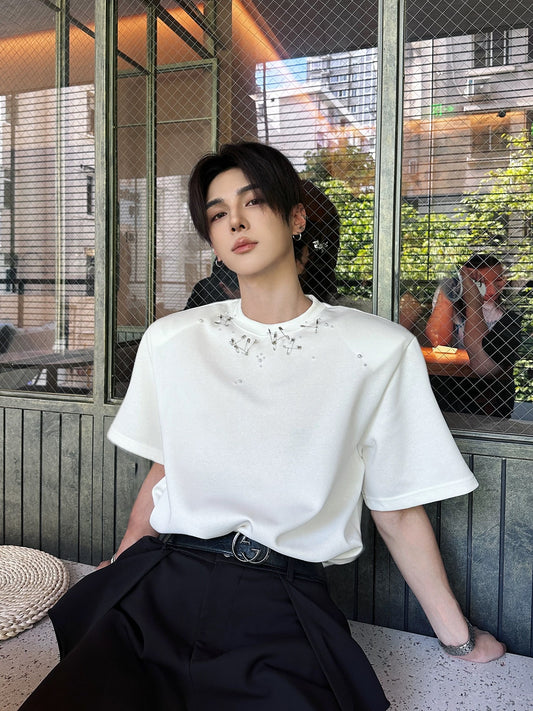 シルバーアイコンストリートTシャツ bt2168