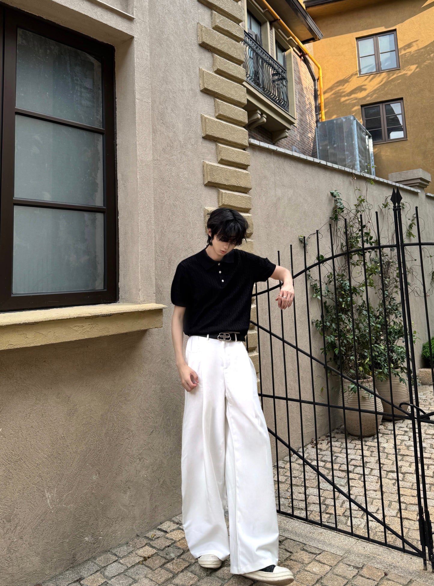 センタータックドレープスラックス bt2144