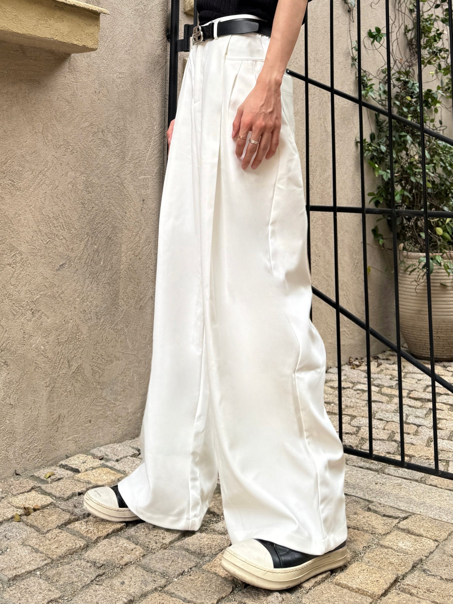 センタータックドレープスラックス bt2144