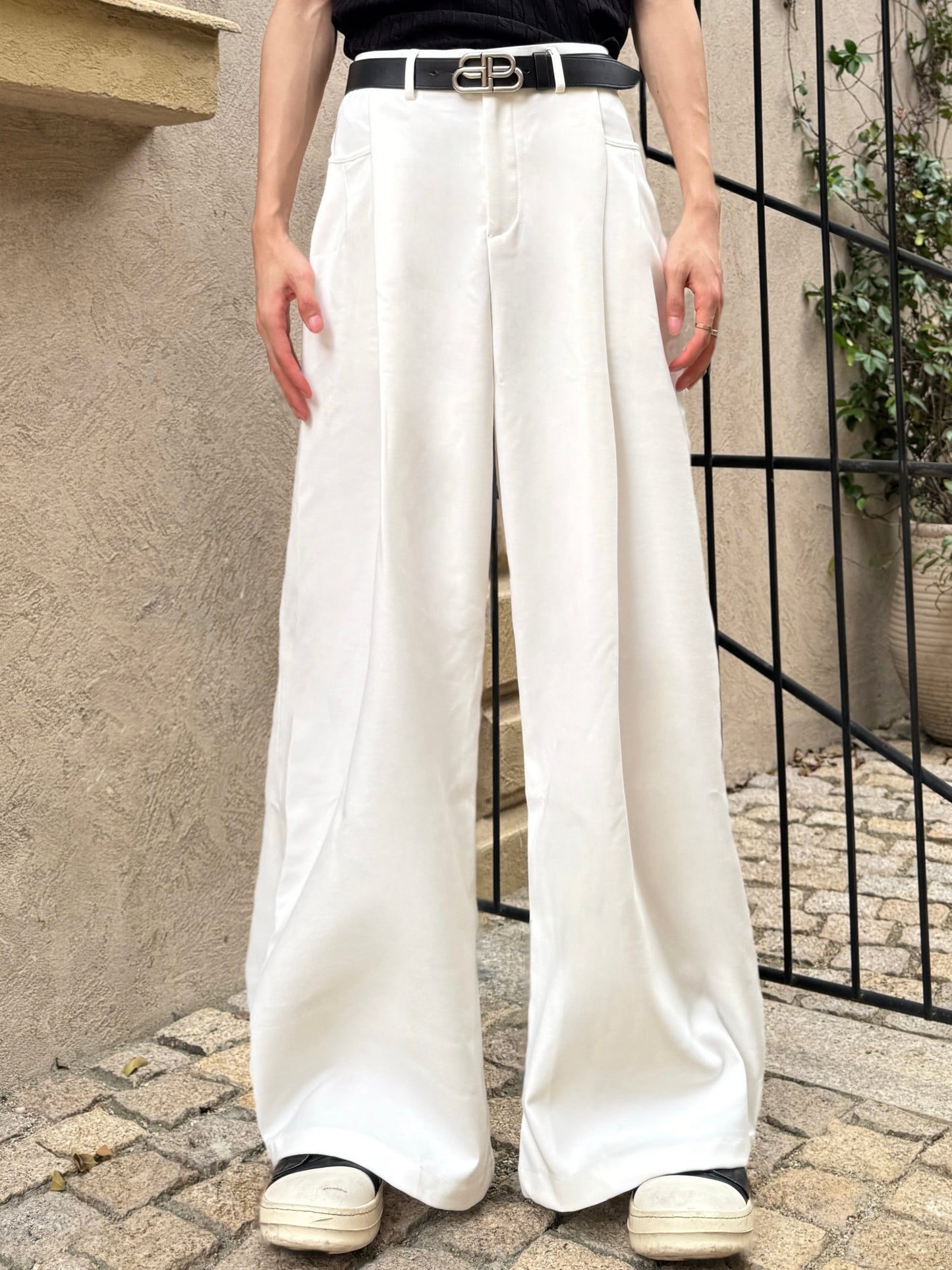 センタータックドレープスラックス bt2144