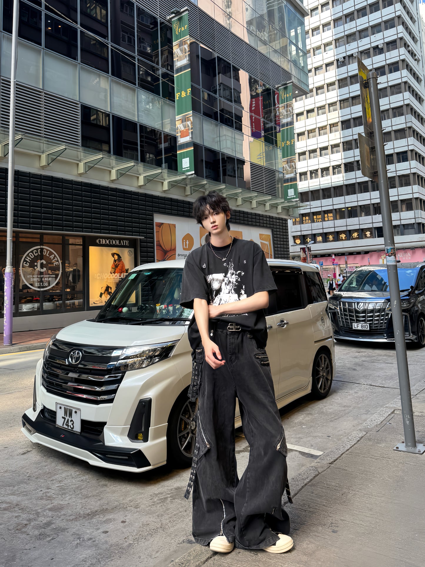 ヴィンテージストリートデザインTシャツ bt2143