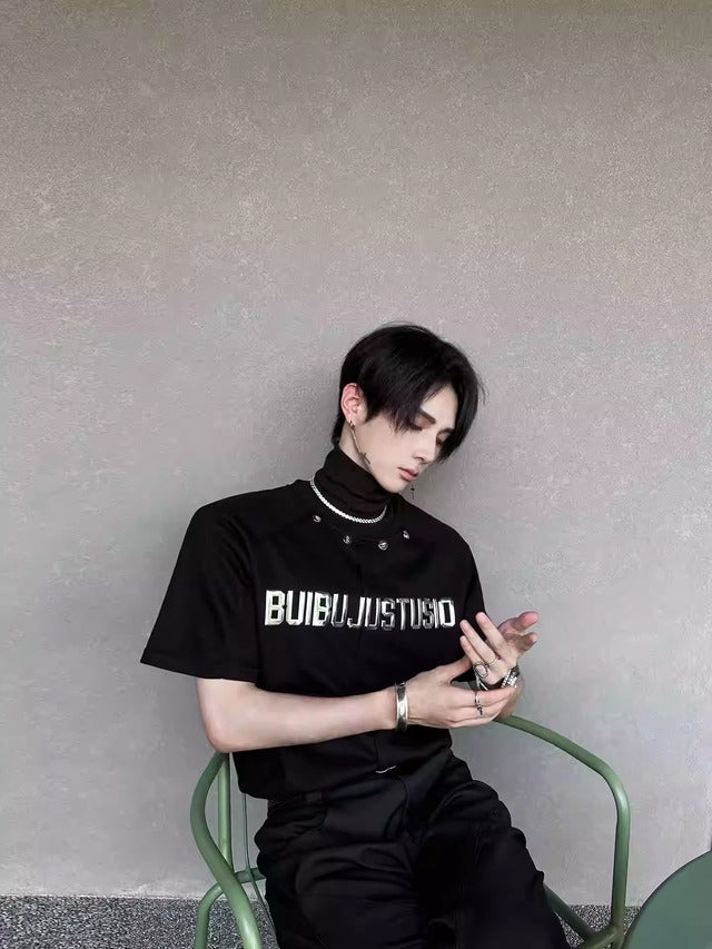 ハイネックスタイリッシュストリートカットソー bt2176