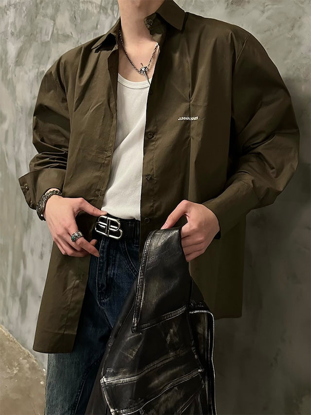 ヴィンテージルーズカーキシャツ bt2044