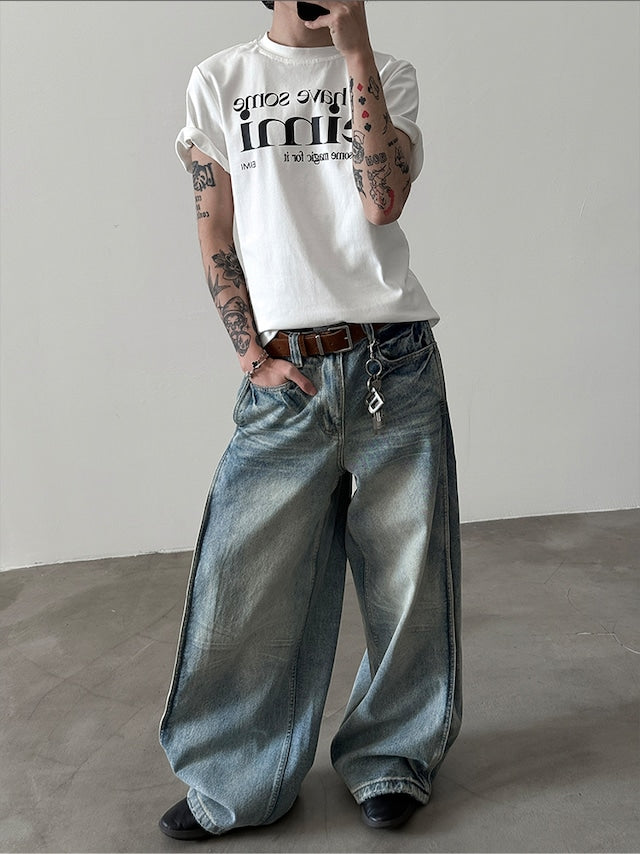 コリアンロゴハイネックTシャツ bt2041