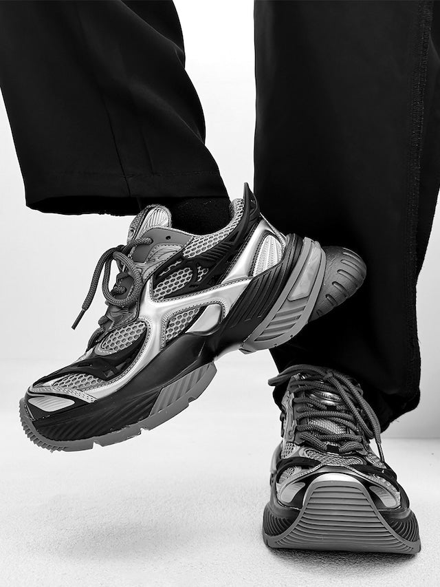 メタリック厚底コリアンスニーカー bt2023