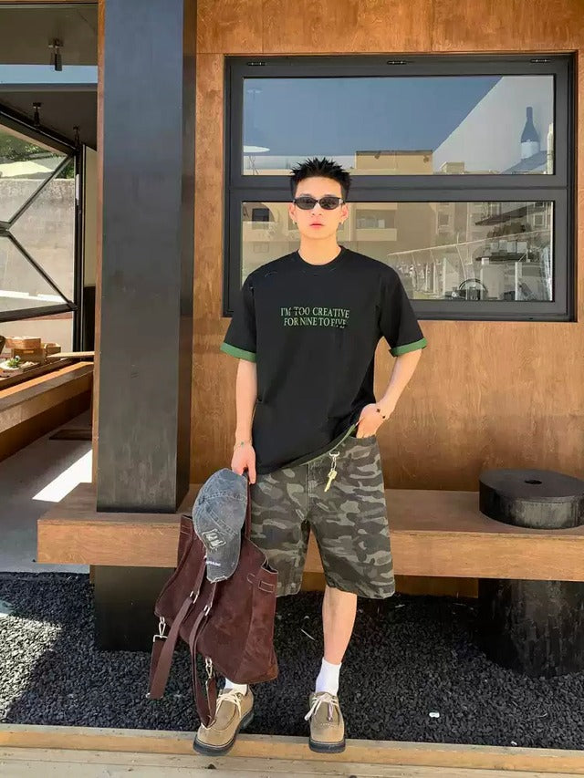 カモフラージュミニストリートパンツ bt2147