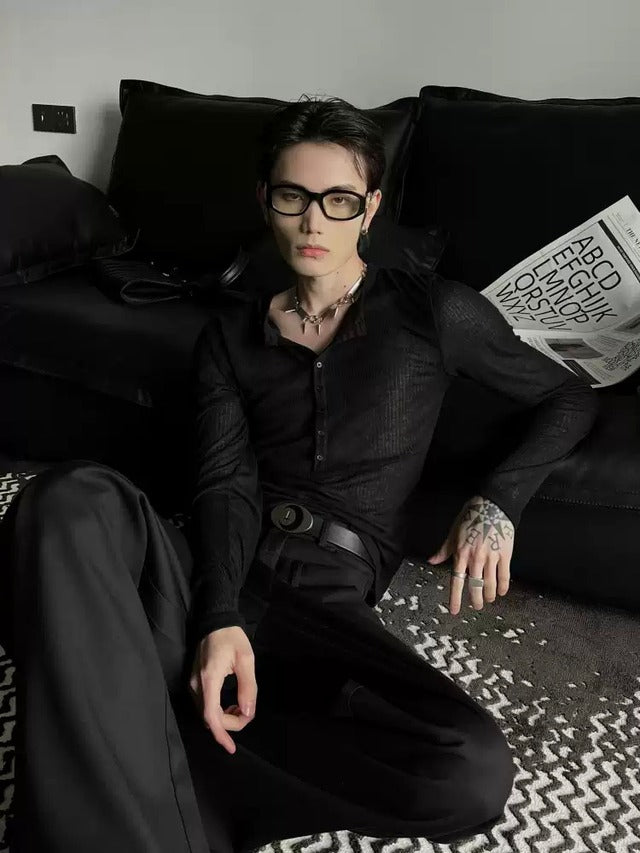 シースルーフィットカーディガン bt2121