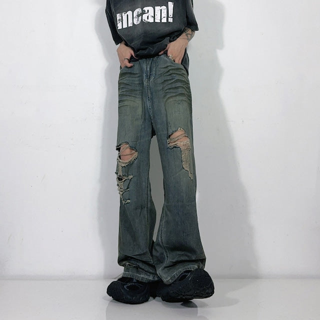 ダメージストリートデニムパンツ bt1648