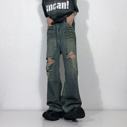 ダメージストリートデニムパンツ bt1648