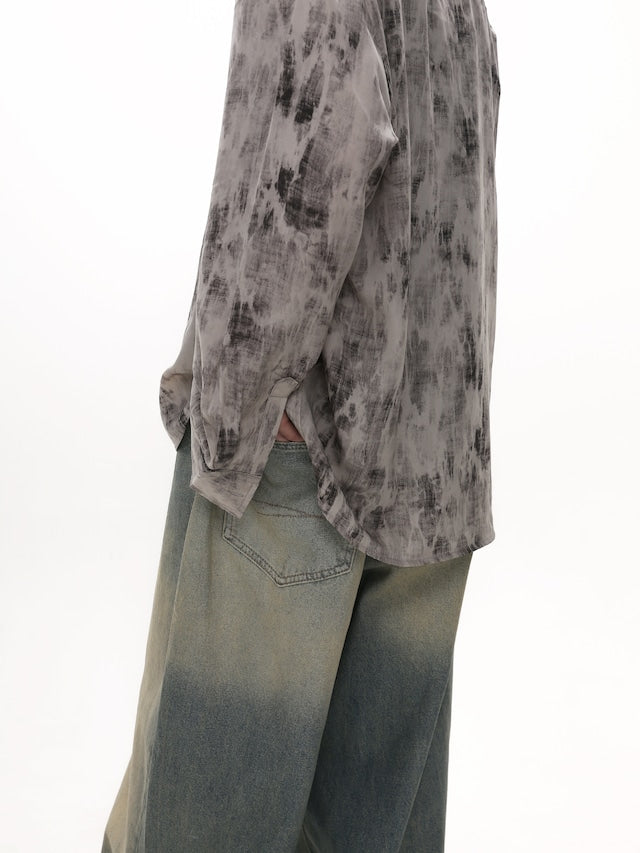 エンボスルーズコリアンシャツ bt2016