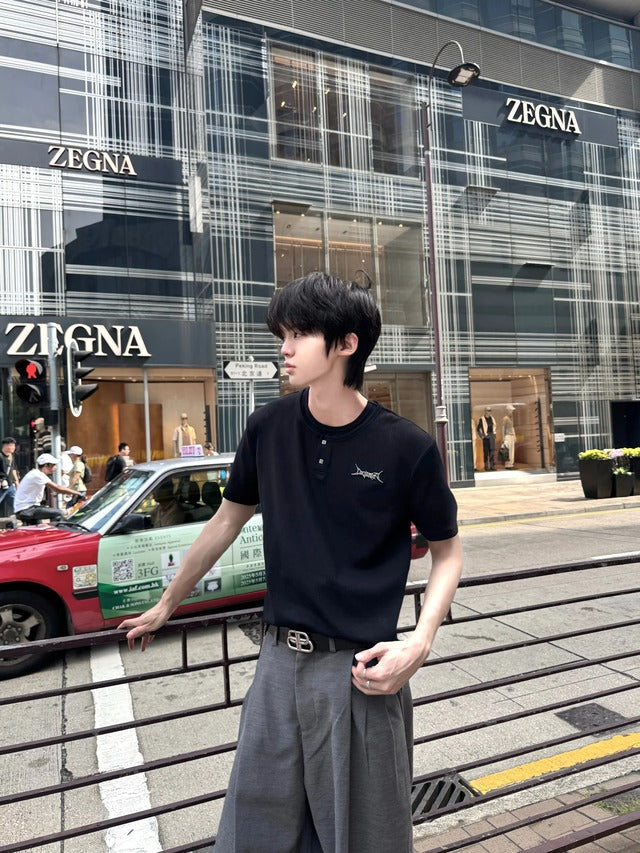 アイコンスタッズデザインTシャツ bt2145