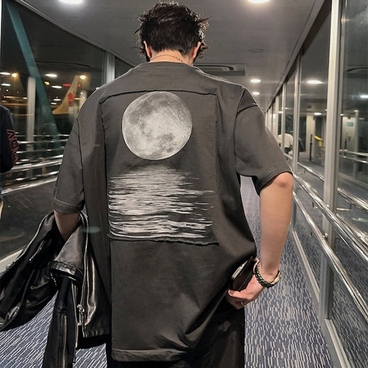 バックムーンデザインTシャツ bt2030