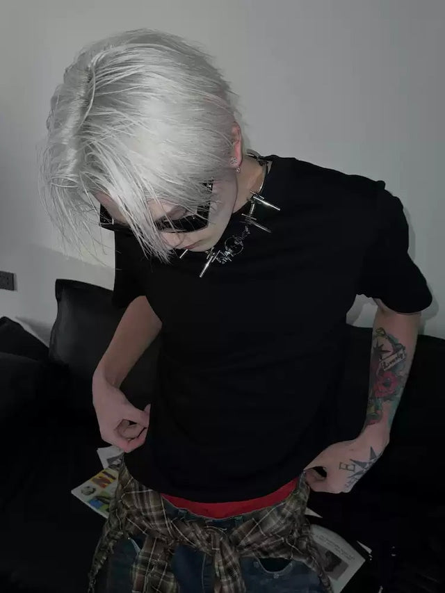 ハイネックコリアンシルエットTシャツ bt2119