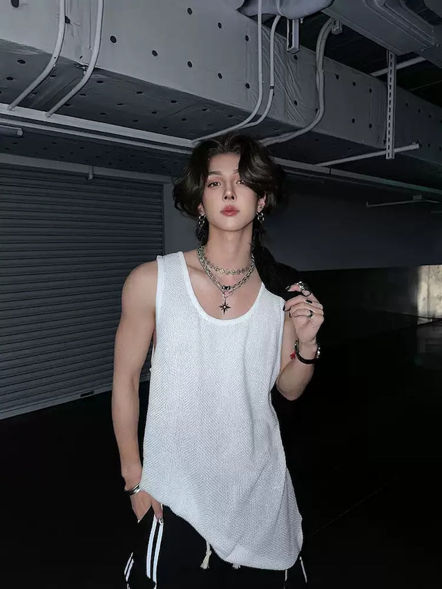 シンプルノースリーブトップス bt2085