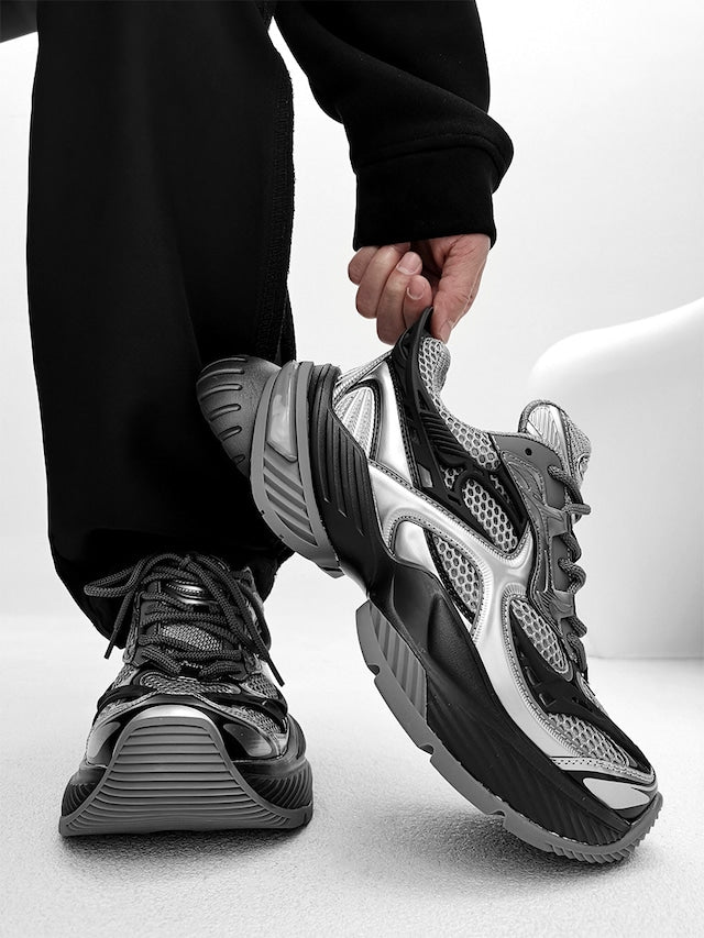 メタリック厚底コリアンスニーカー bt2023