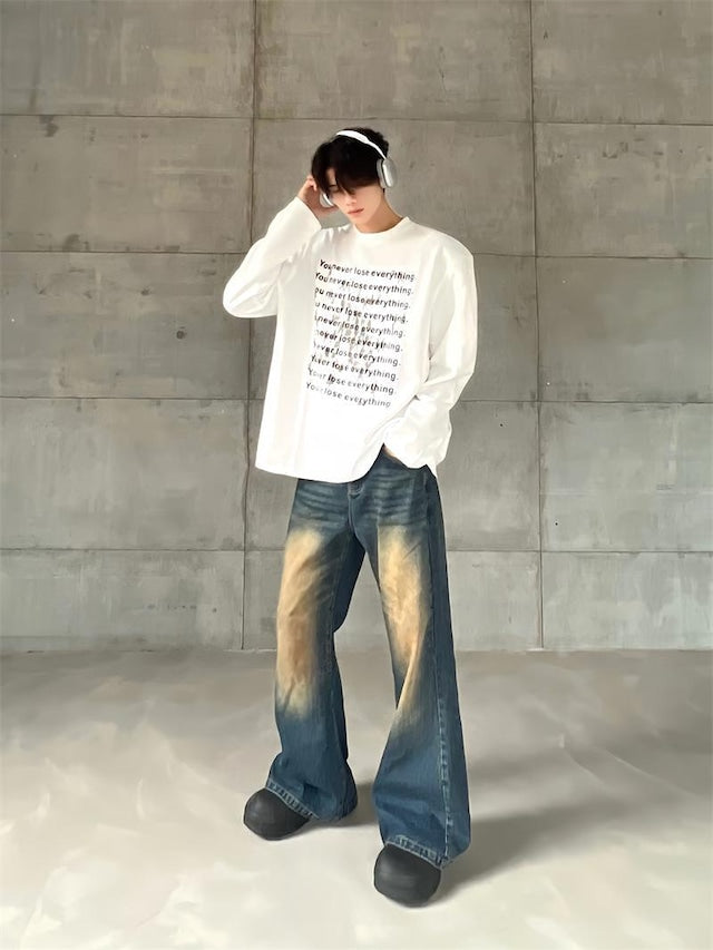 メッセージストリートルーズカットソー bt1853