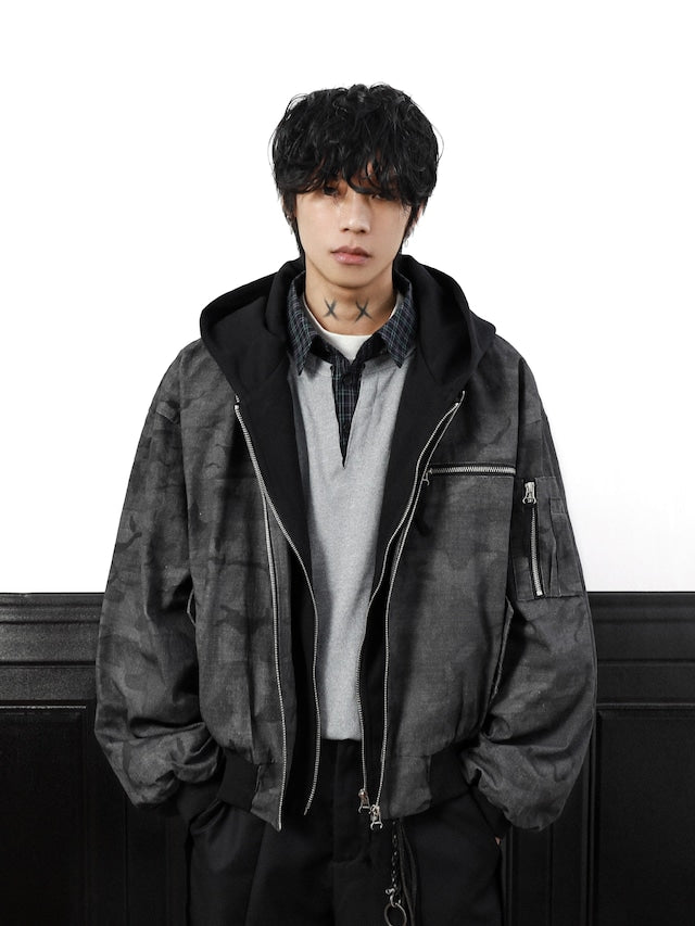 ミリタリージップストリートジャケット bt2031