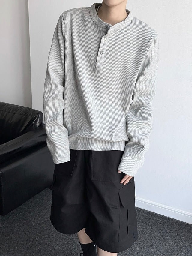 ノーカラーラウンドカットソー bt1637