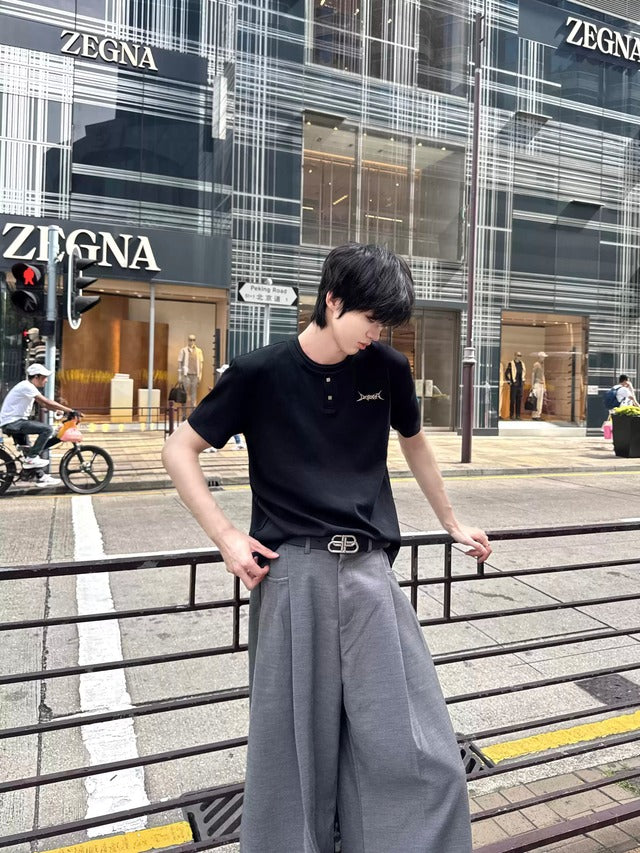 アイコンスタッズデザインTシャツ bt2145